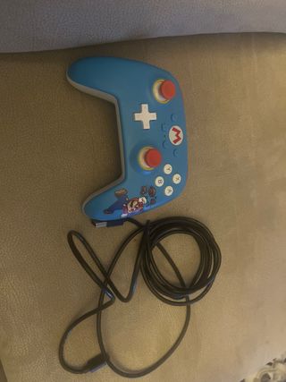Mando Nintendo Switch Azul Mario