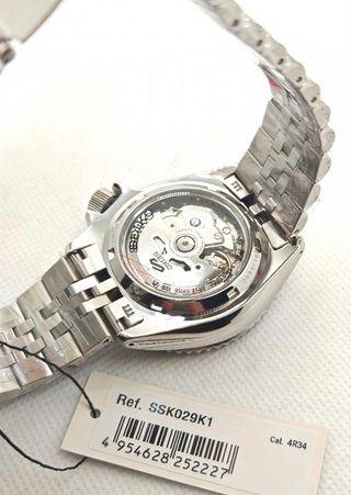 Seiko GMT Automático Azul/Plateado