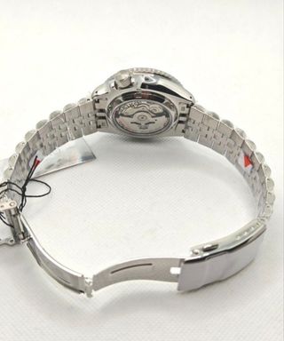 Seiko GMT Automático Azul/Plateado