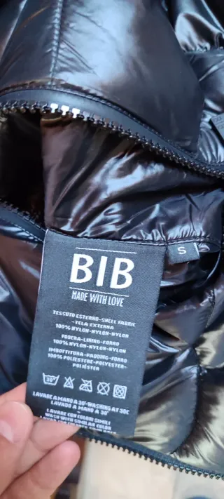 CAZADORA ACOLCHADA MUJER REVERSIBLE GRANATE NEGRA