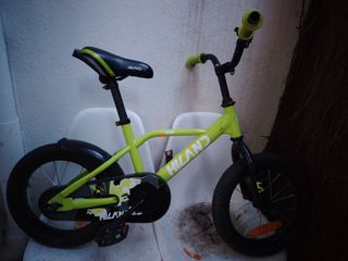 Bicicleta infantil HILAND verde 3-5 años