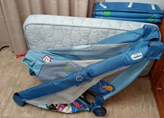 Cuna de viaje Asalvo azul