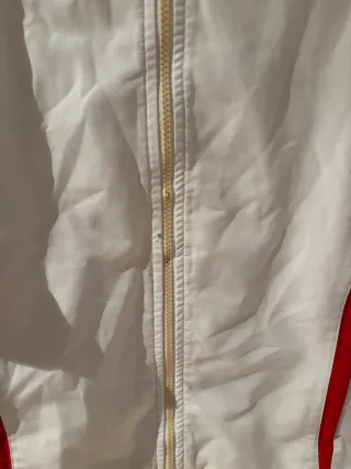 Chaqueta Adidas Blanca y Roja