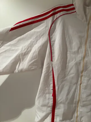 Chaqueta Adidas Blanca y Roja