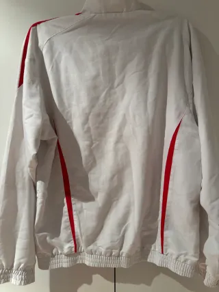 Chaqueta Adidas Blanca y Roja
