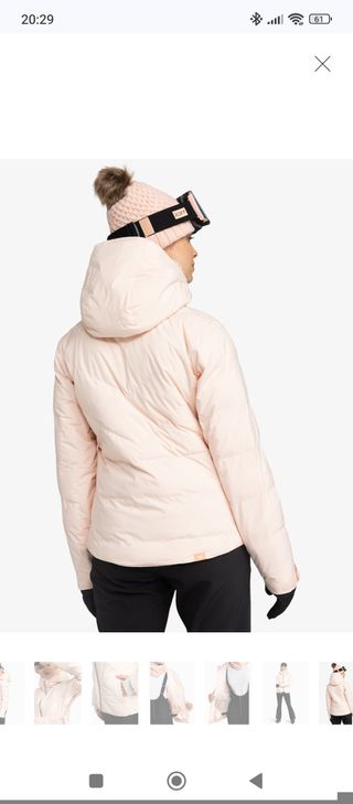Chaqueta Nieve Roxy Mujer Talla L Rosa NUEVA