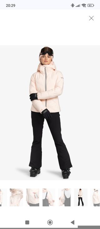 Chaqueta Nieve Roxy Mujer Talla L Rosa NUEVA