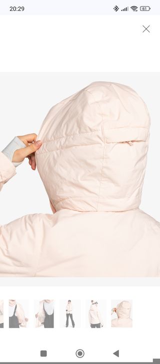 Chaqueta Nieve Roxy Mujer Talla L Rosa NUEVA