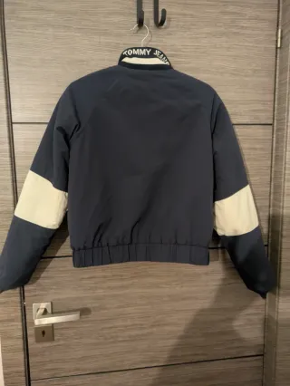 Casaco Tommy Jeans Reversível Bege/Azul