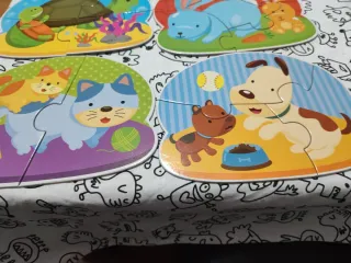 Puzles Progresivos Mascotas Aprendo en Casa