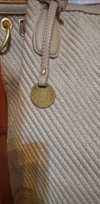 Borsa Carpisa donna beige/grigio