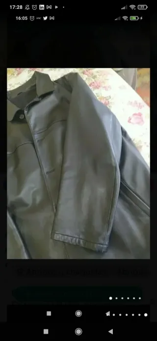 Elegante Chaquetón Piel Ovino Caballero XXL