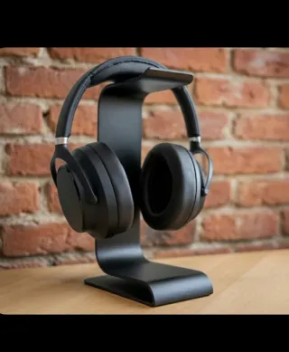 Soporte para cascos negro