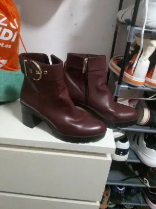 Botines mujer marrón talla 38