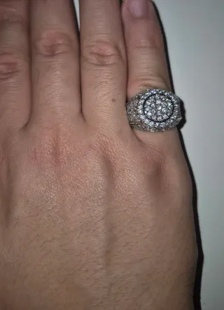 Anillo Estilo Moissanite