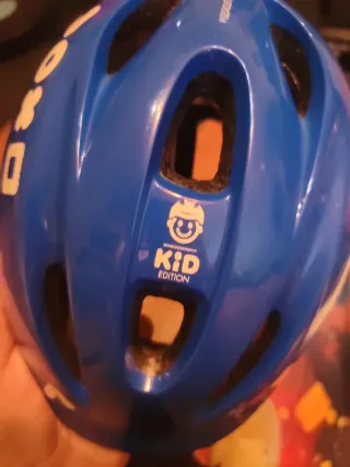 Casco bici/patines azul infantil