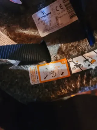 Casco bici/patines azul infantil