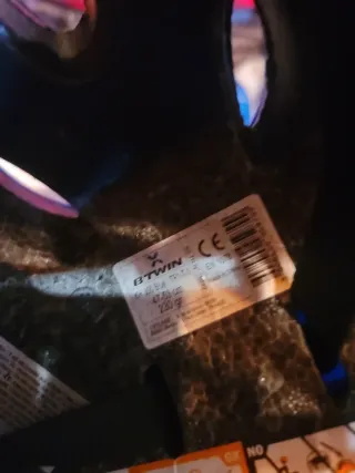 Casco bici/patines azul infantil