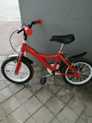 Bicicleta Infantil Roja