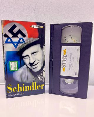 SCHINDLER documentario VHS Mondadori Video