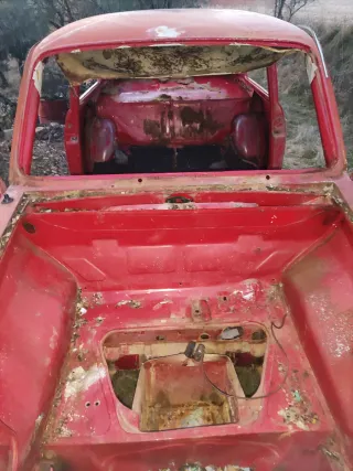 Piezas chapa Seat 850 - Techo asientos ruedas