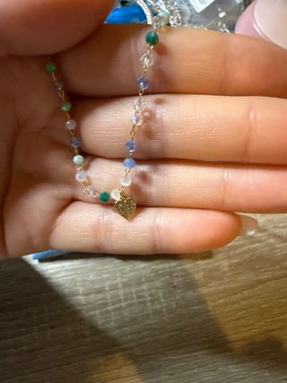 Collar Luxenter Corazón Oro Multicolor