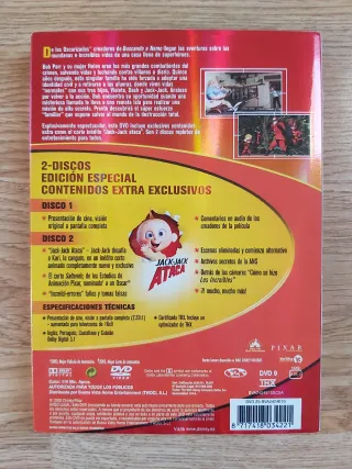 DVD Los Increíbles Disney Pixar: Edición Especial