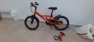 Bicicleta infantil 16 naranja