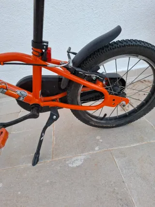 Bicicleta infantil 16 naranja