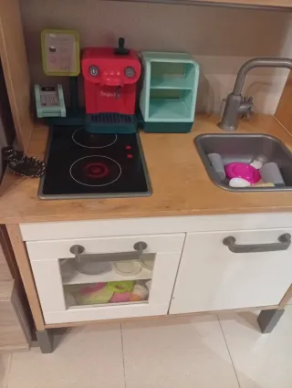 Cocinita IKEA de madera