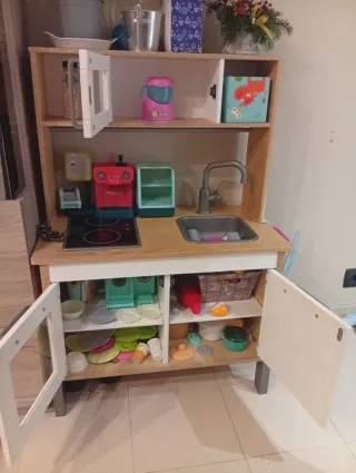Cocinita IKEA de madera