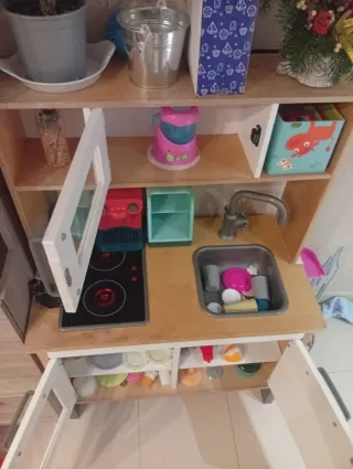 Cocinita IKEA de madera