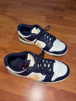 Zapatillas Nike Dunk Azul Blanco Naranja