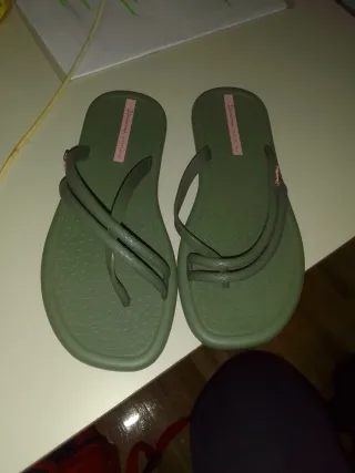Chanclas Ipanema Mujer Verde Oliva