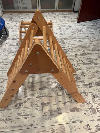 Escalera/Tobogán Madera Trepar Balancín