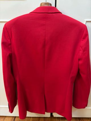 Americana Zara Roja Hombre