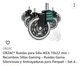 Silla Escritorio Ikea Plástico Azul