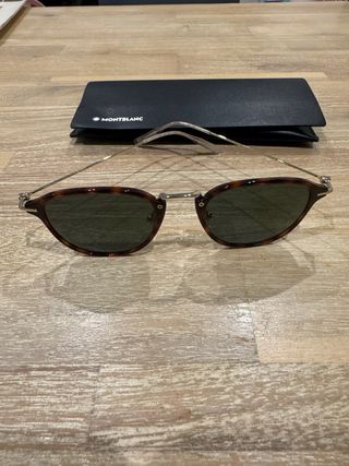 Gafas de sol Montblanc Tortoise y Plata