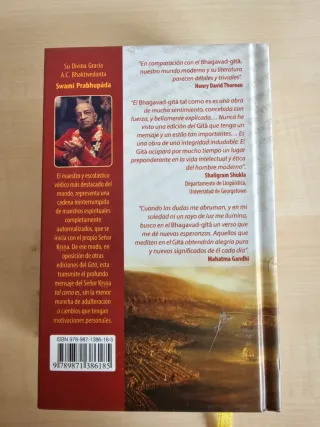 Bhagavad-Gītā tal como es – tapa dura – edición co