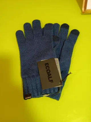 Guantes de lana ECOALF azules