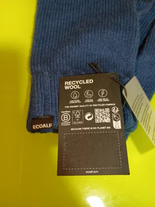 Guantes de lana ECOALF azules