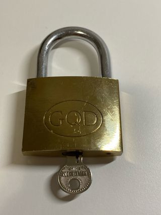 Candado Tri-Round + 2 llaves