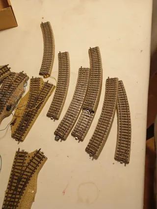 Vías Maqueta Tren H0