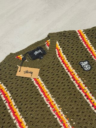 Jersey Stussy x Patta Algodón Verde Multicolor