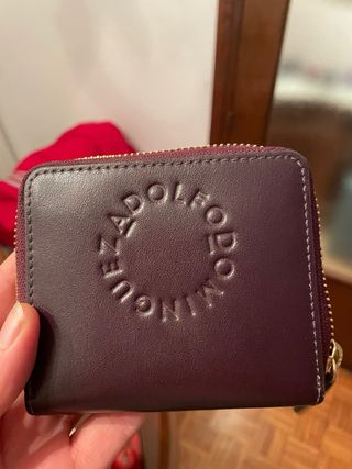 Cartera Adolfo Dominguez Morada Nueva