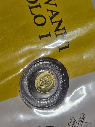 2 Mini monedas oro 9k macizas
