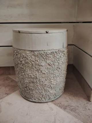 Caja de Almacenamiento Beige/Gris