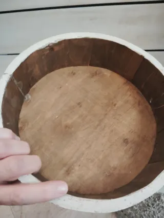 Caja de Almacenamiento Beige/Gris