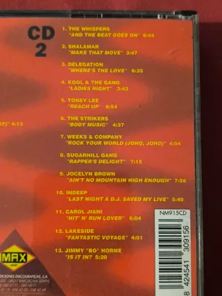 2 CDs Lo Mas Funky - Grandes Éxitos Funk. 1994