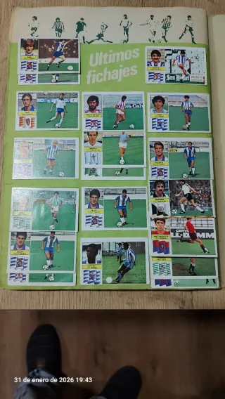 Álbum cromos fútbol LIGA 82-83 1ª División